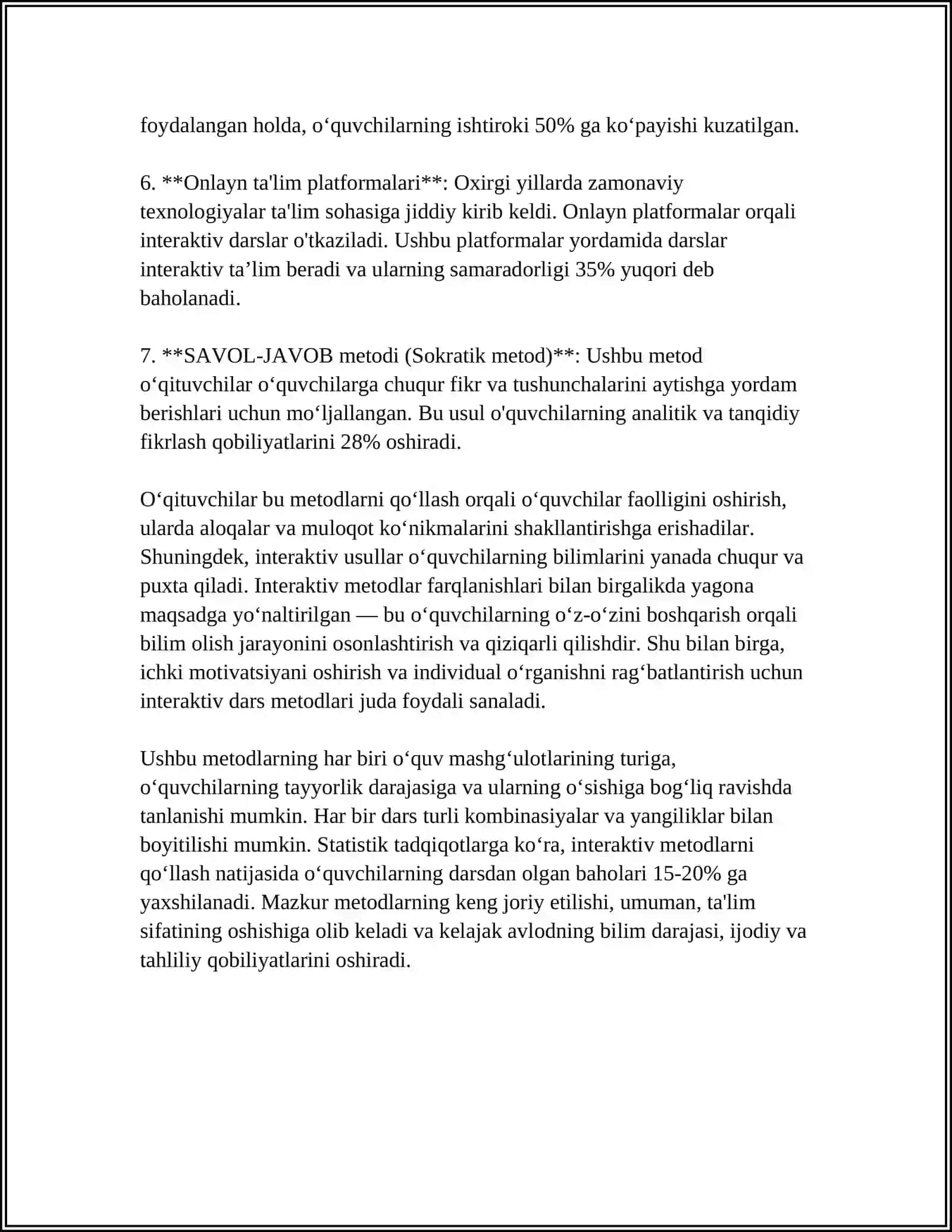 Interaktiv dars metodlari 4