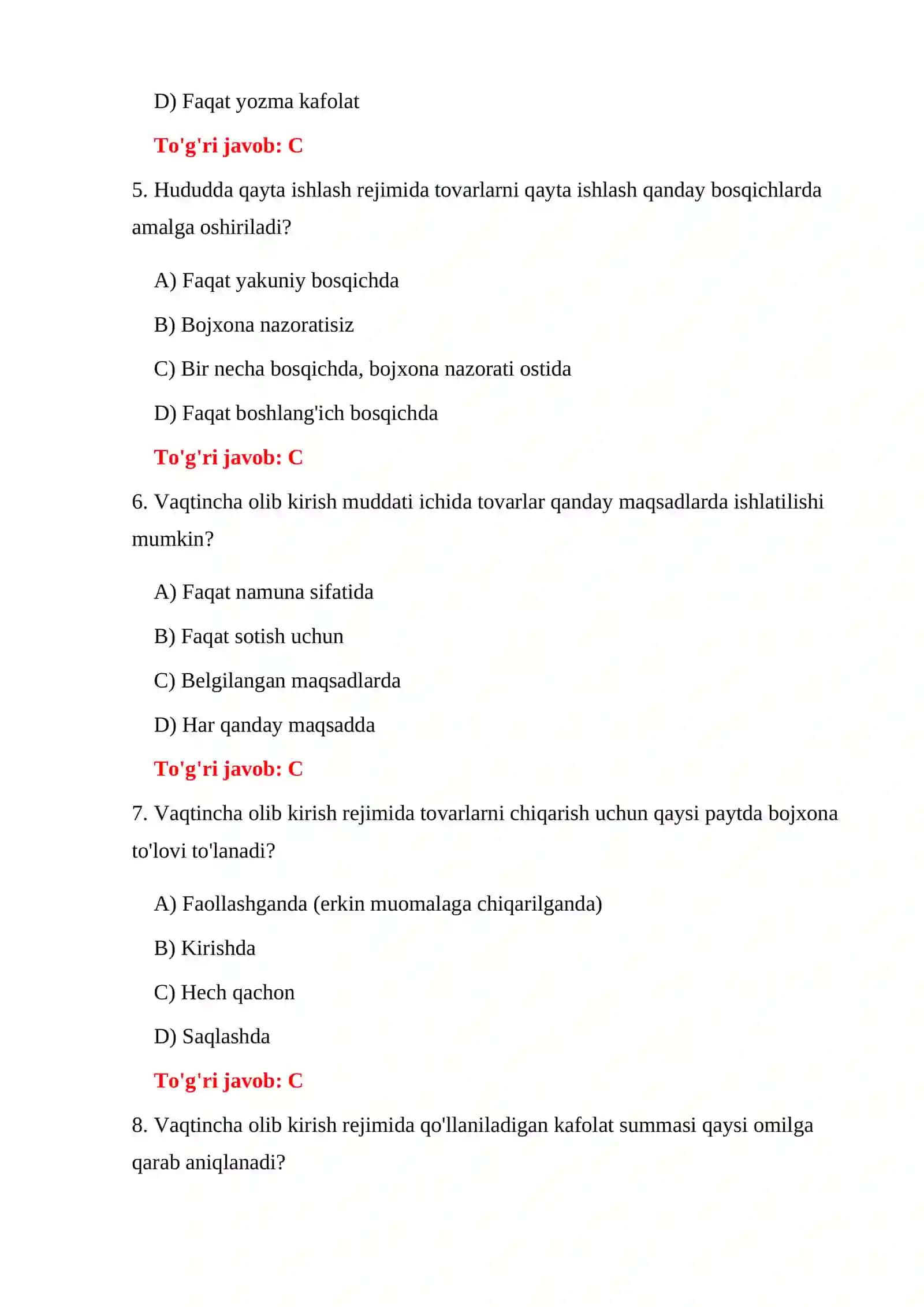 ERKIN OMBOR REJIMI TESTLARI 4