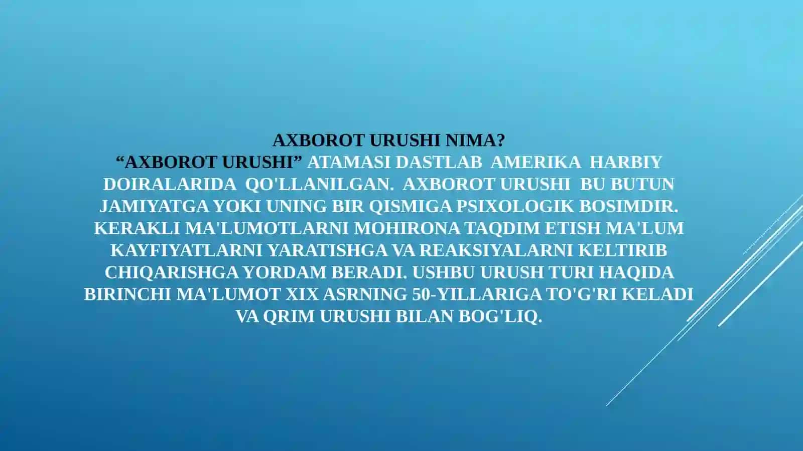 IJTIMOIY TARMOQLARDA AXBOROT XURUJLARI VA TAHDIDLAR 4