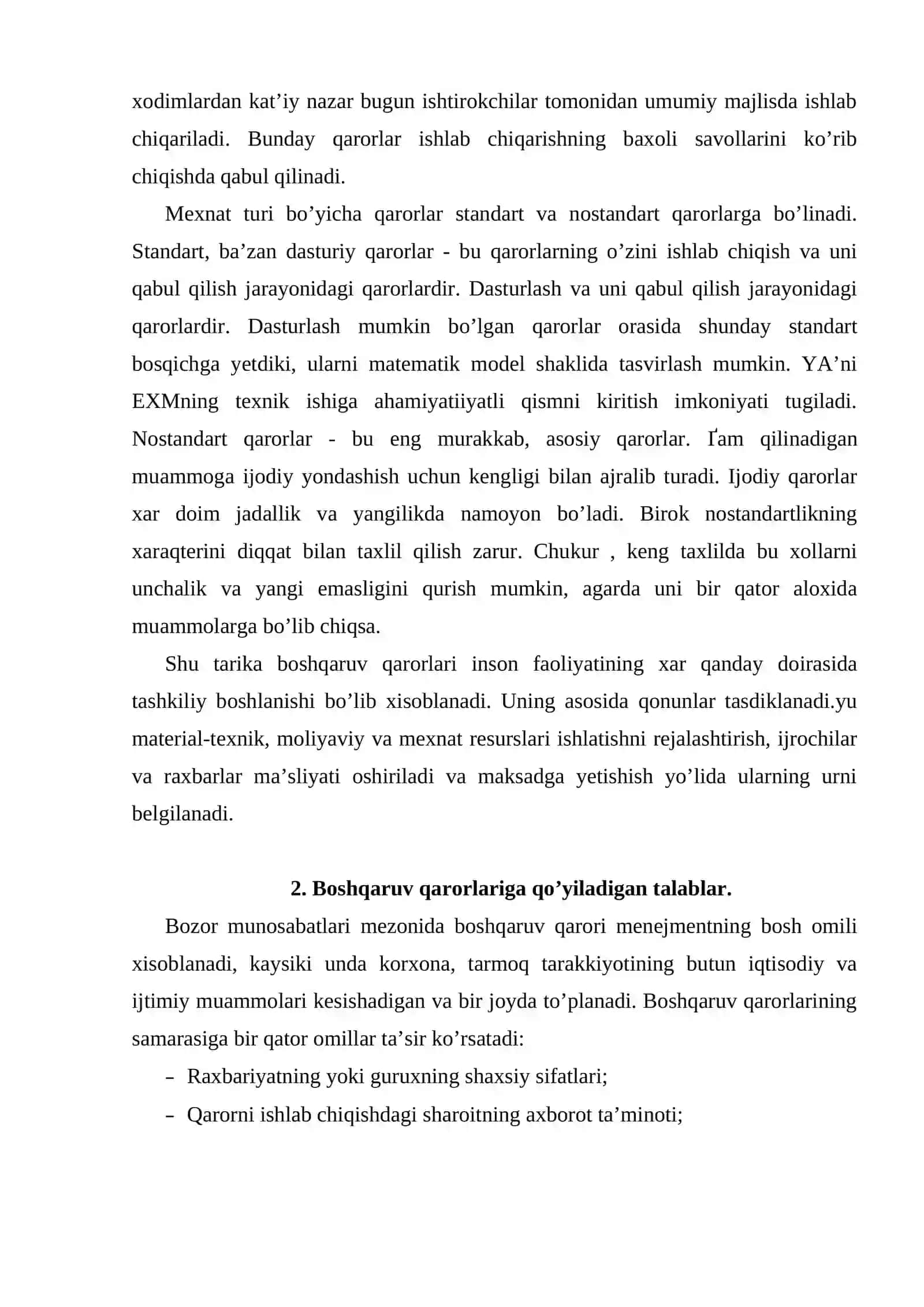 Menejmentda qaror qabul qilish 4