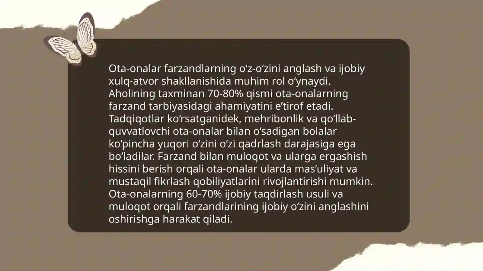 Ijobiy o’zini o’zi anglashni targ’ib qilishda ota-onaning o’rni 4