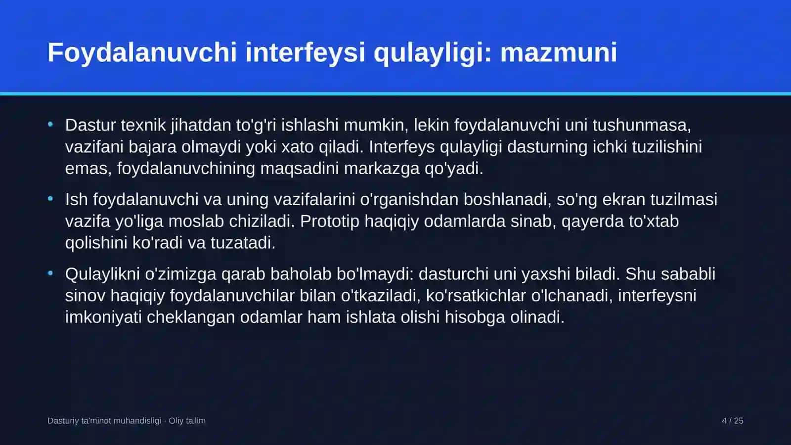 boshqaruv servis kompaniyalarida foydalanuvchi interfeysi qulayligini oshirish 3231 4