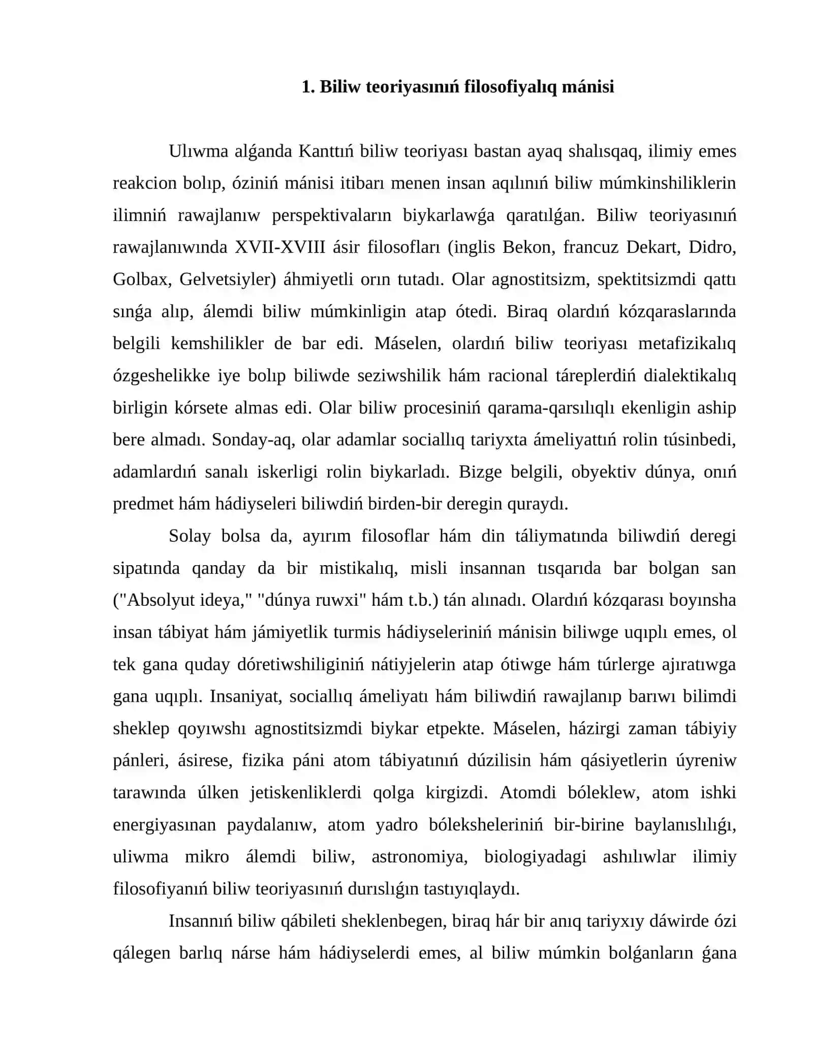 Biliw filosofiyasi 4