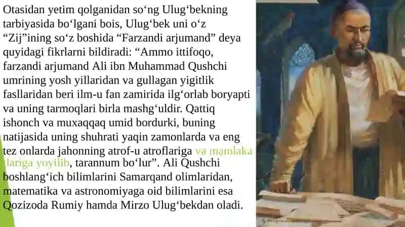 Ali qushchi va uning ilmiy merosi 4