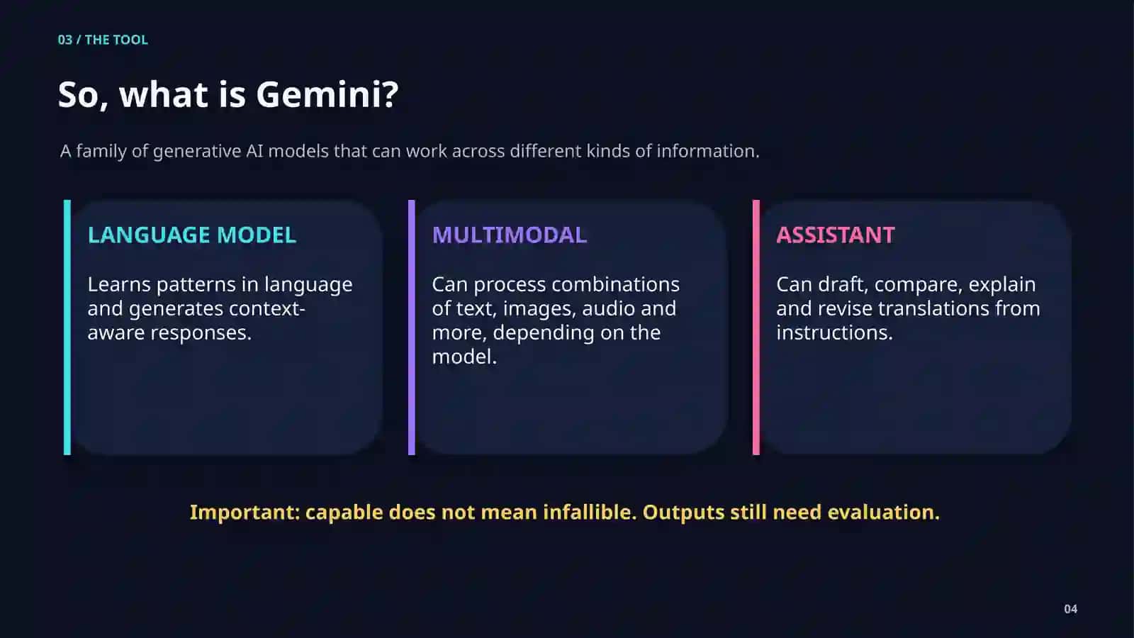GEMINI× TRANSLATION 4