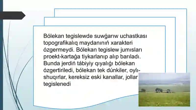 Jerdi egin egiw hám kapital tegislew 4