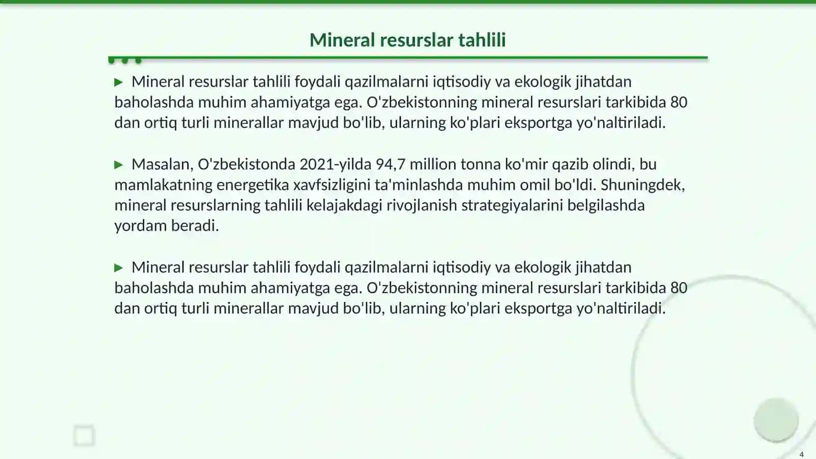 Foydali qazilmalar 4