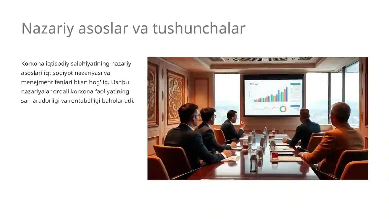Korxona iqtisodiy salohiyatining nazariy asoslari 4