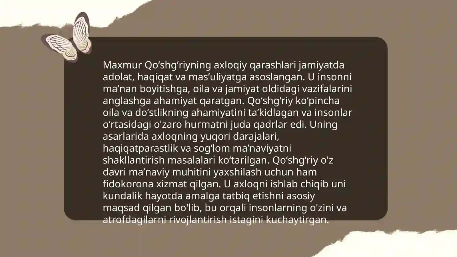 Yusuf Xos Xojib, M.Qoʻshgʻriy va Kaykovusning taʼlimiy axloqiy qarashlari 4