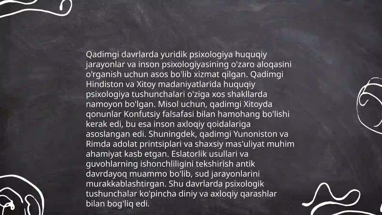 Yuridik psixologiyaning shakllanish tarixi 4