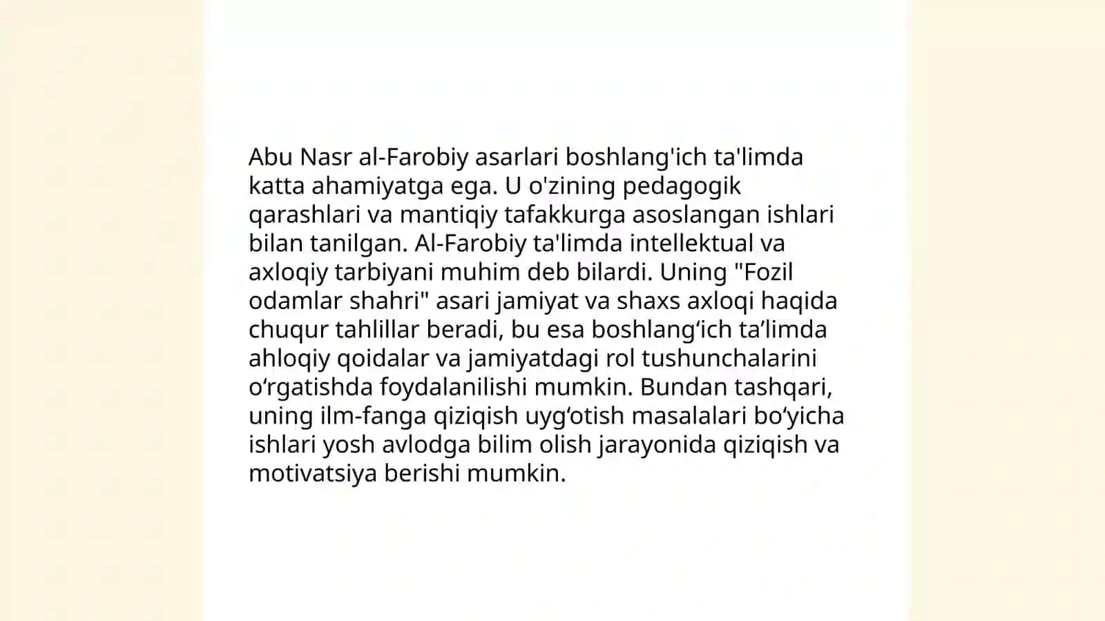 Sharq mutafakkirlarining ta'lim-falsafa tushunchalari 4