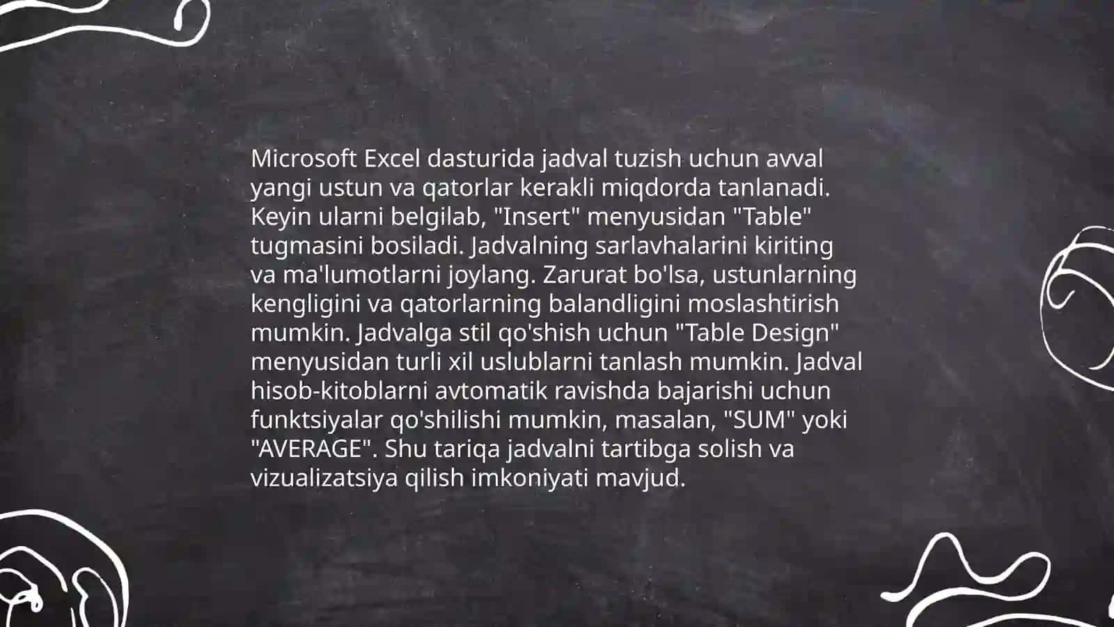 Microsoft Word dasturida matn tahrirlash 4