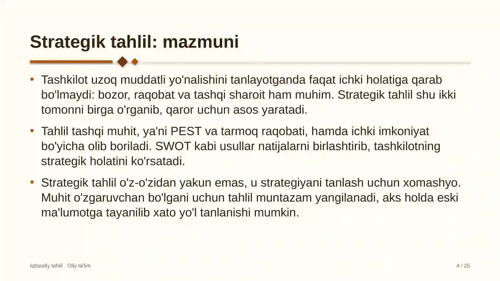 ekologik ta'limda strategik tahlil 9207 4