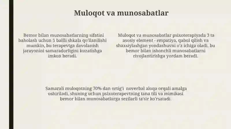 Shaxs markazlashgan psixoterapiya 4