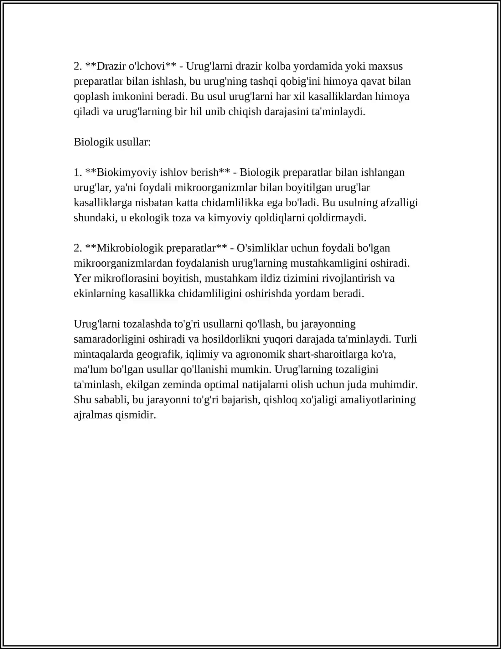 POLIZ MAXSULOTLARIGA ISHLOV BERISH 4