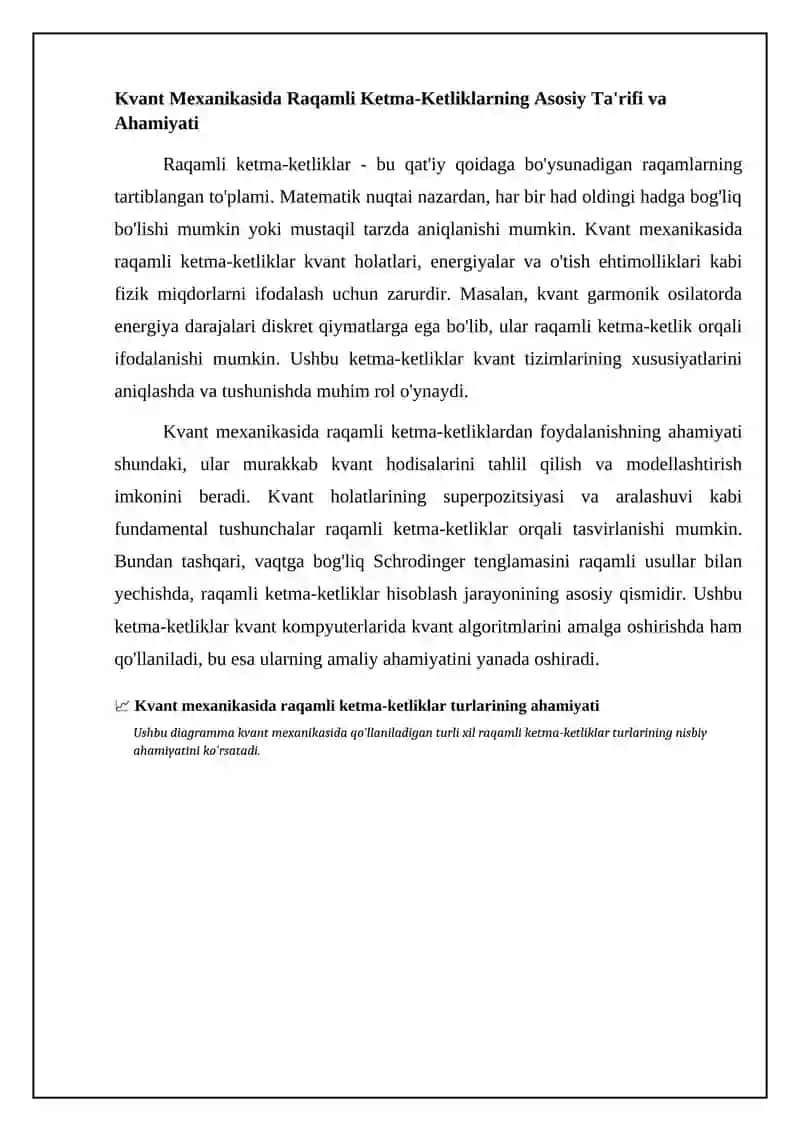Sonli ketma-ketliklarni kvant mexanikasidagi tatbiqlari 4