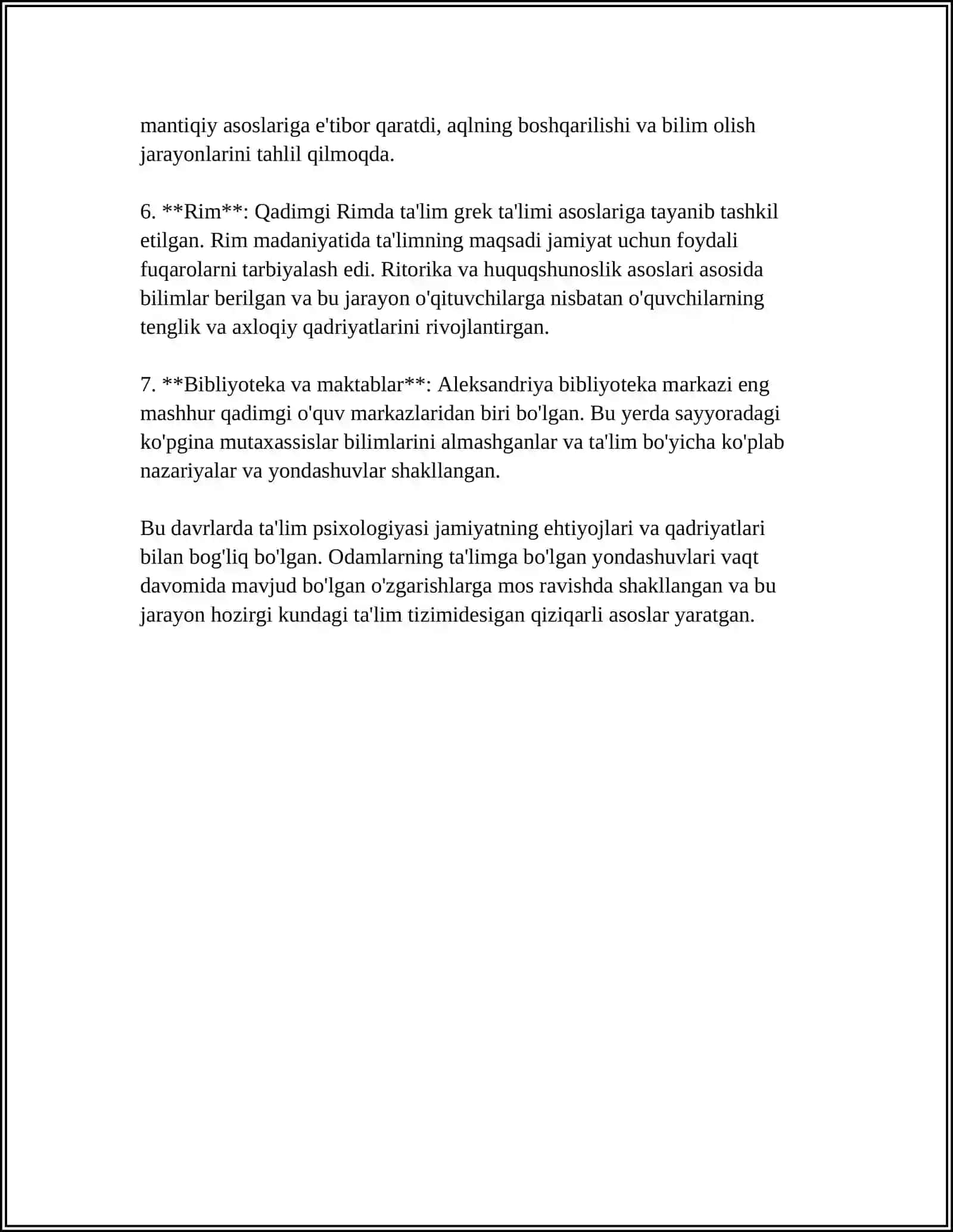 PEDAGOGIK PSIXOLOGIYANING YUZAGA KELISH TARIXI 4