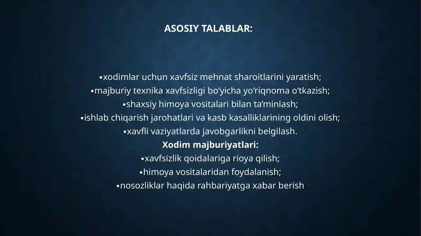 Tibbiymuassasalardamexnatmuhofazasivatexnikaxavfsizligi 4