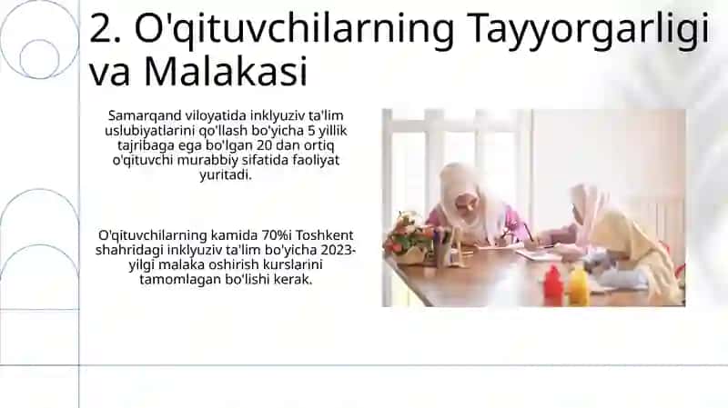 Inklyuziv ta'lim standartlari va ularni amalga oshirish shart sharoitlari 4