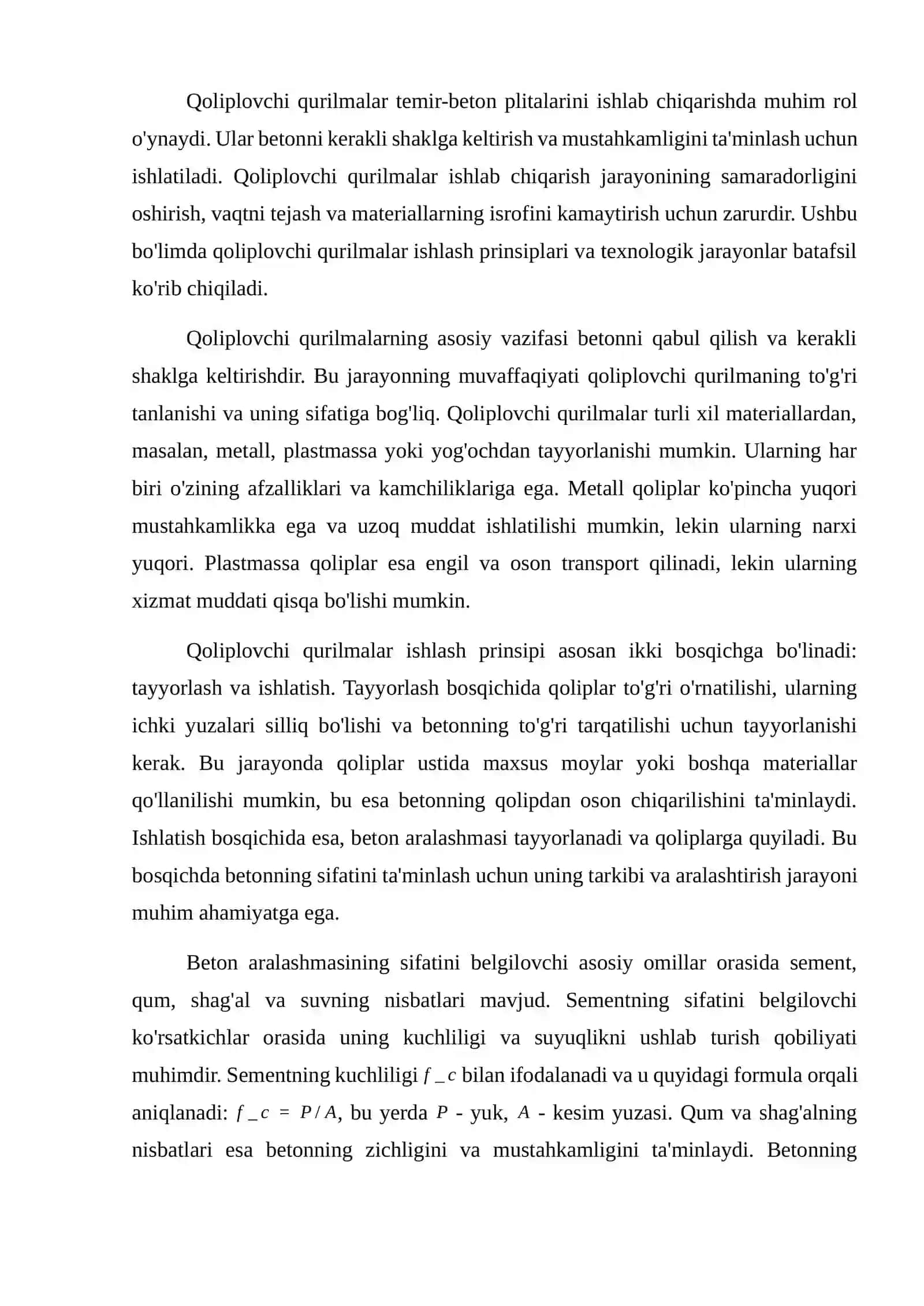 Temir-beton plitalari qoliplovchi qurilmalar tuzilishi va ishlash asoslari 4