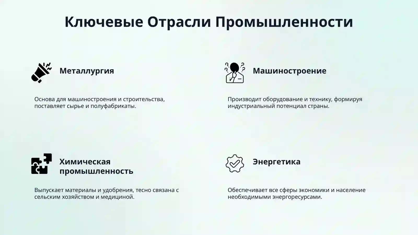 Промышленность опорная отрасль национальной экономики 4