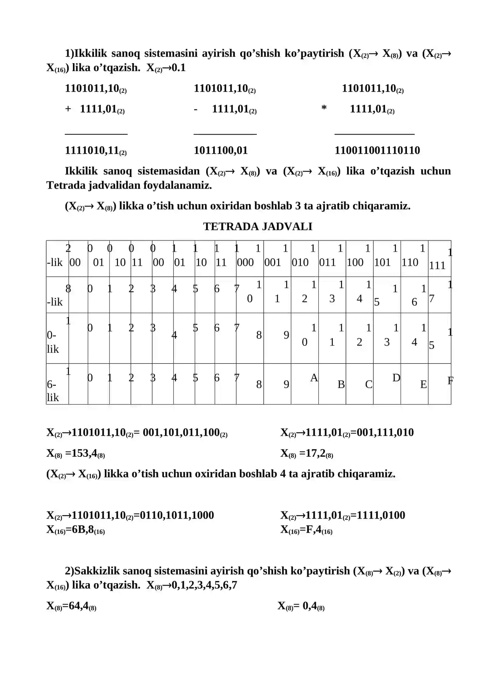 LABORATORIYA ISHI –2 4