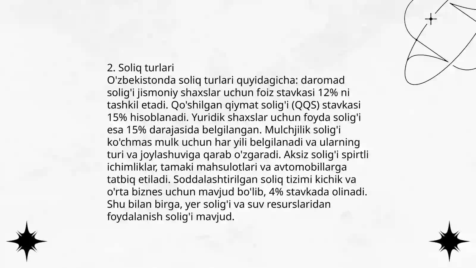 Soliq va yigʻimlarni belgilash va toʻlash tartibi 4