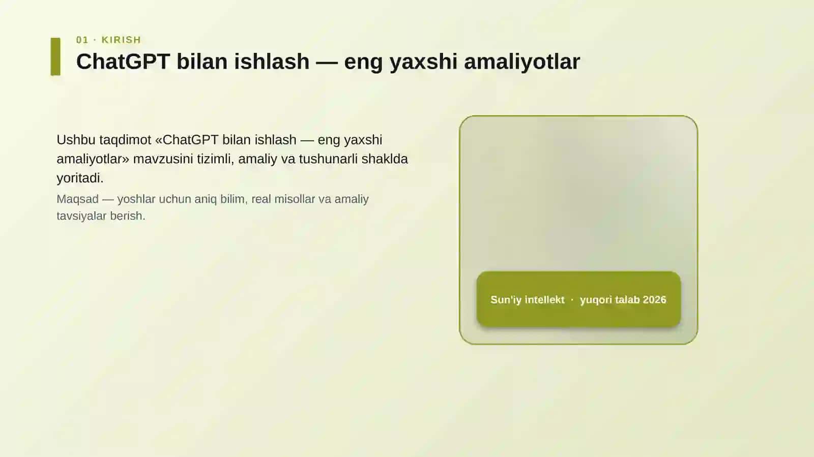 ChatGPT bilan ishlash — eng yaxshi amaliyotlar 4