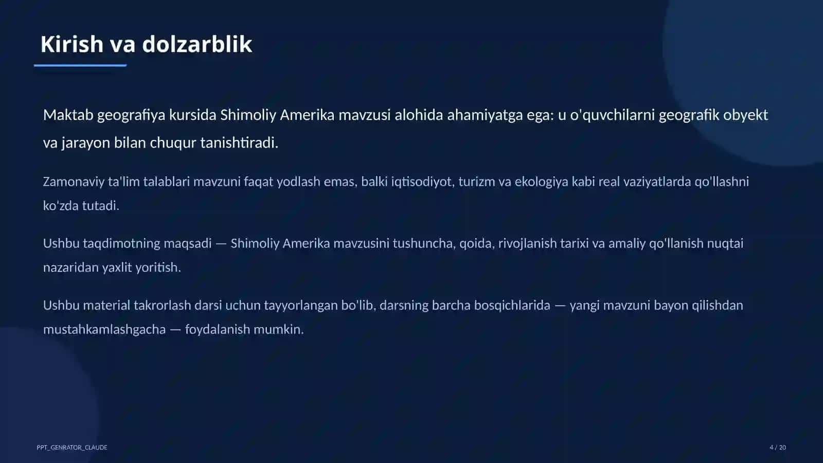 Shimoliy Amerika (7-sinf) 4