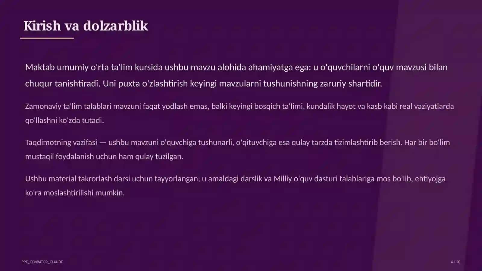 Kasbga yo'naltirish: 9-11-sinf o'quvchilari uchun kelajak kasblari (2026) 4
