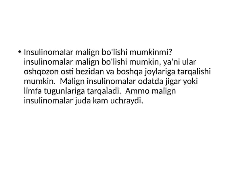 INSULINOMA 4