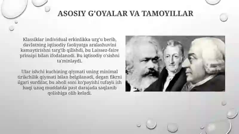 Klassik iqtisodiy maktabning toʻlashakllanishi 4