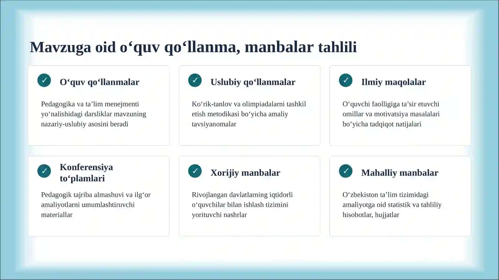 “Ko‘rik-tanlovlarda maktabo‘quvchilariningishtiroketishsamaradorliginioshirish” tanlov topshiriq 4