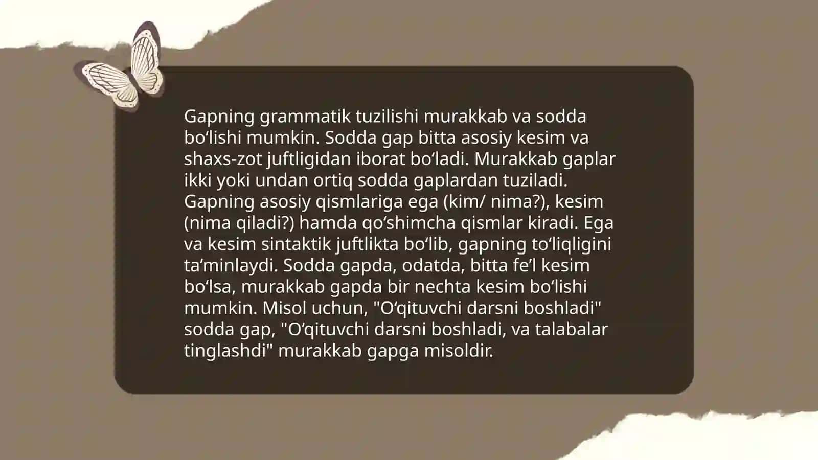 Syntaktik birliklar 4