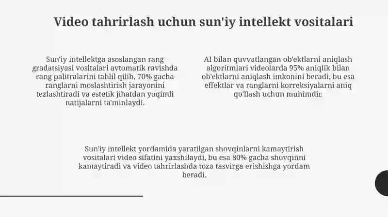 Sun'iy intellektning video montajorlar sohasiga tasiri 4