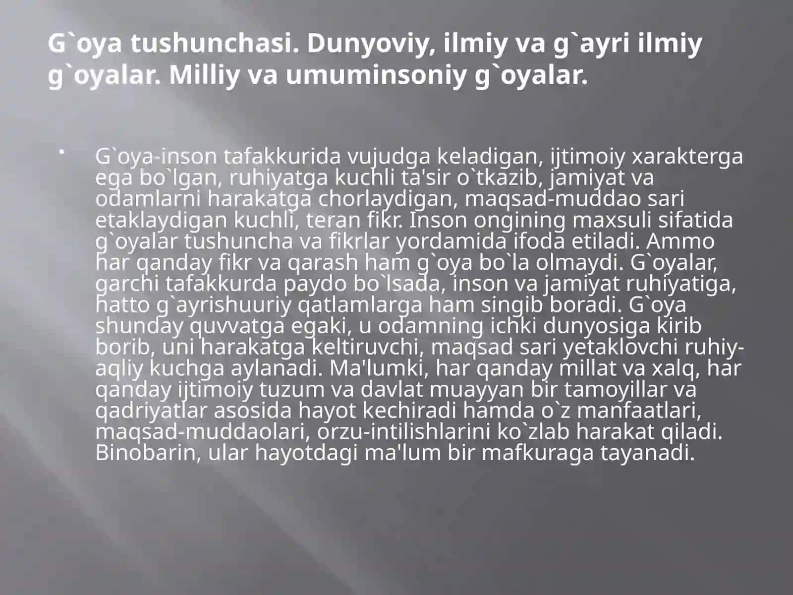 G'oya va haqiqat 4