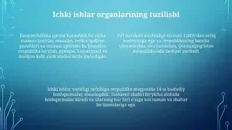 Oʻzbekiston Respublikasi Ichki Ishlar Vazirligining Zamonaviy Islohotlari va Kelajak Rejalari 4