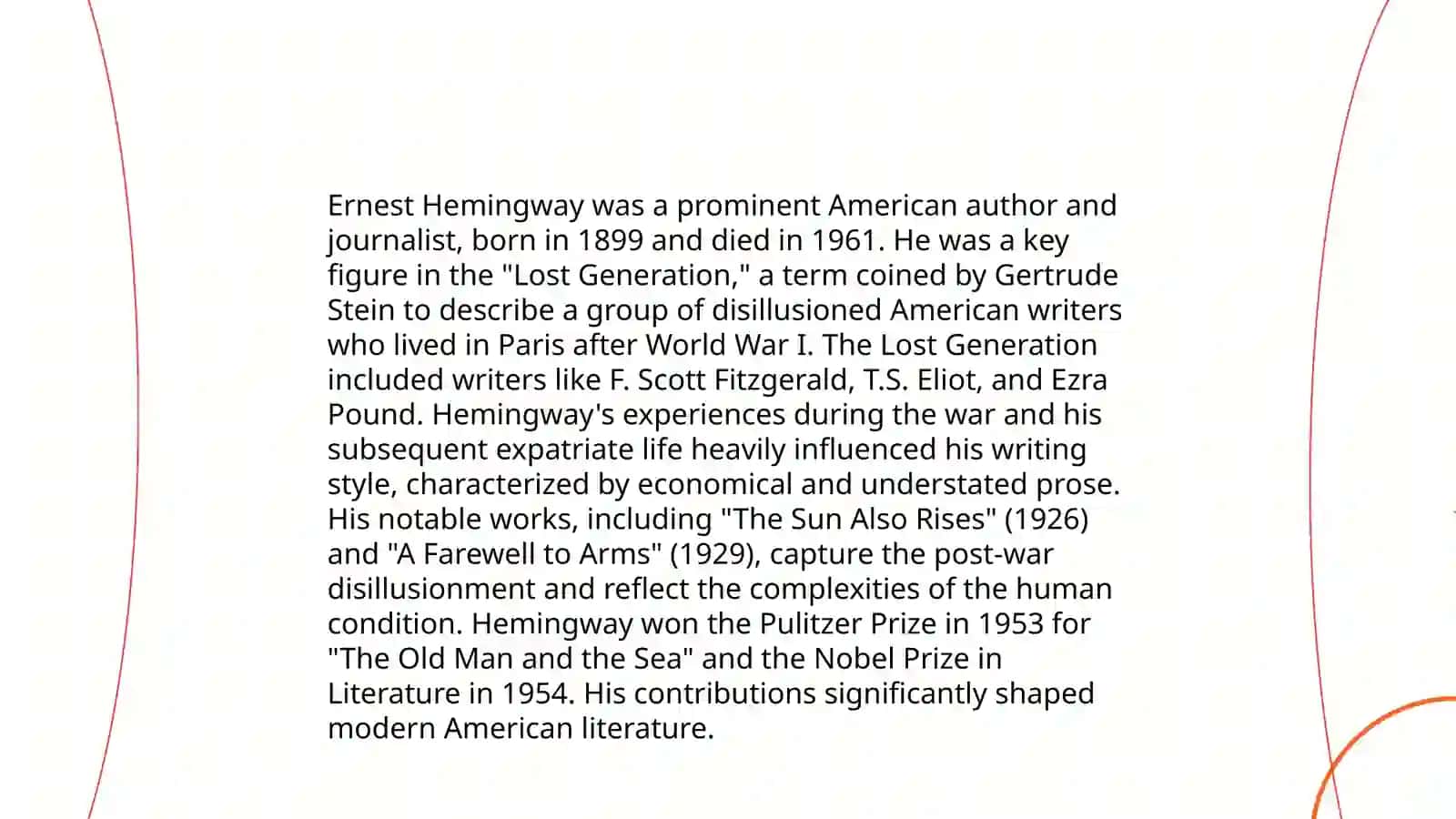 Hemingway's Iceberg Theory 4