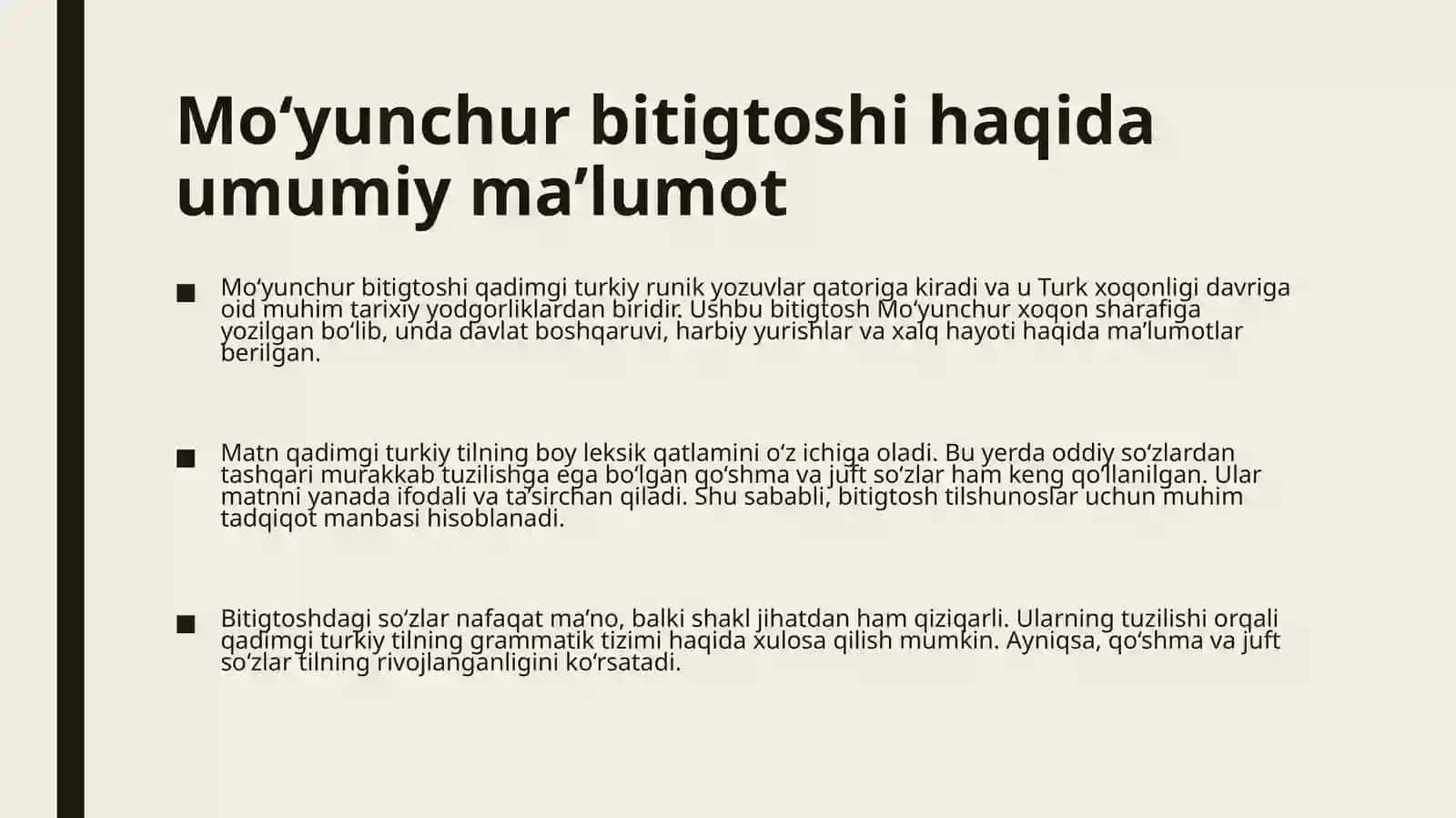 Moʻyunchurbitig toshima tindagi qoʻshma va juft soʻzlar 4