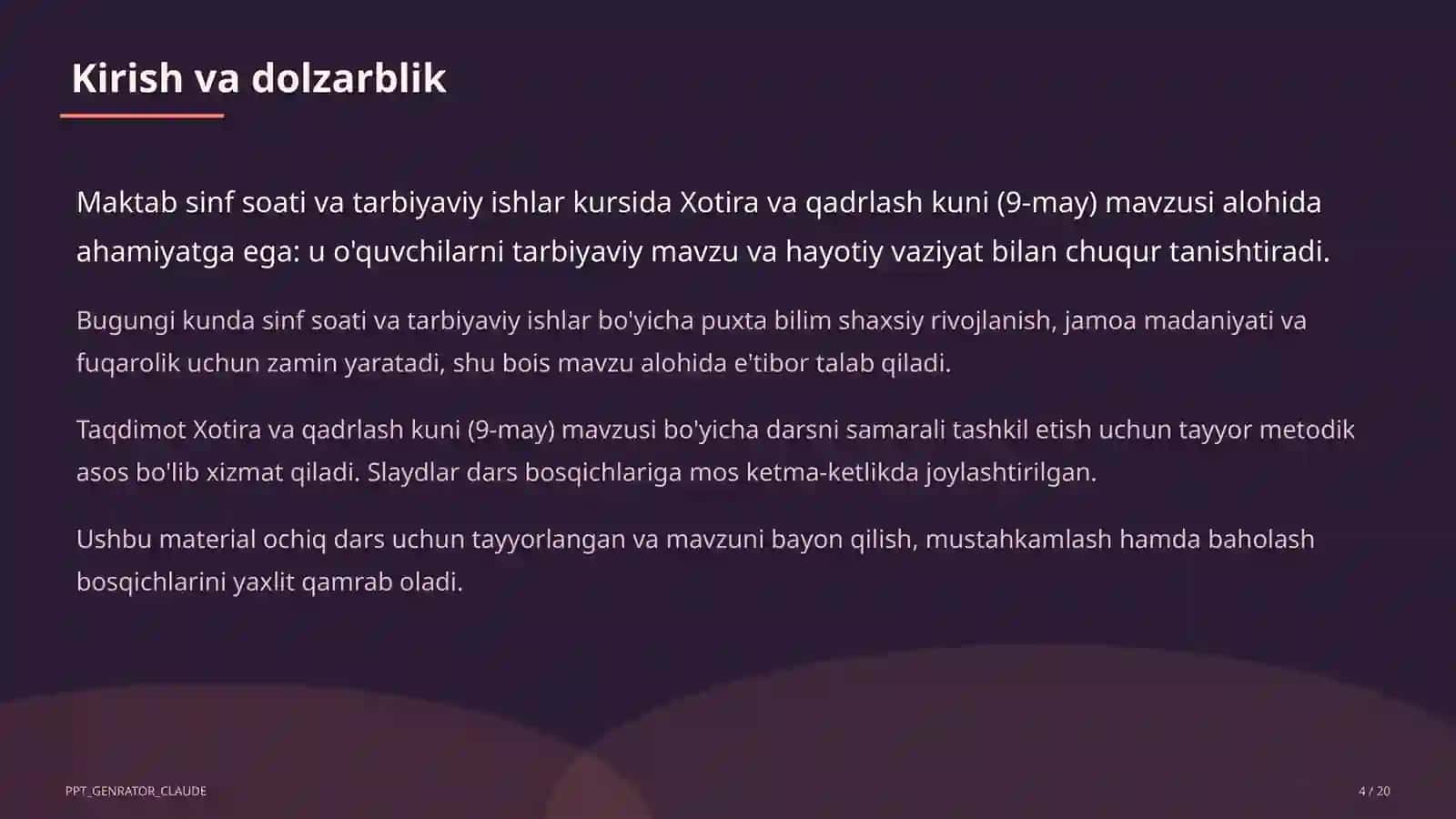Xotira va qadrlash kuni (9-may) 4