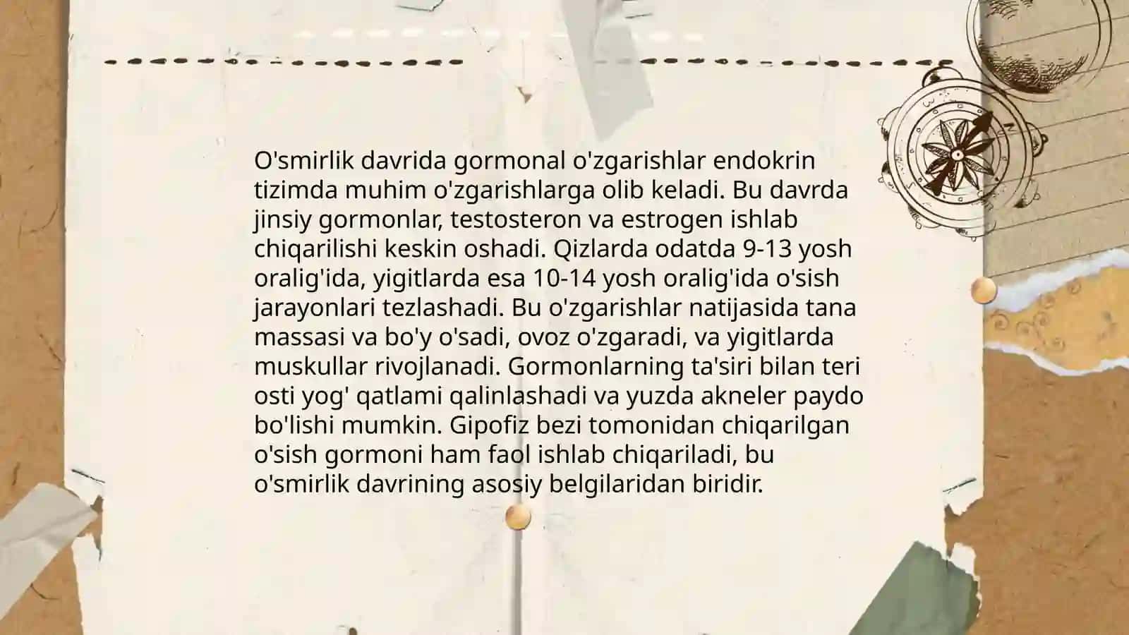 Bolalarda endokrin tizimining yoshga oid fiziologiyasi va gigiyenasi 4