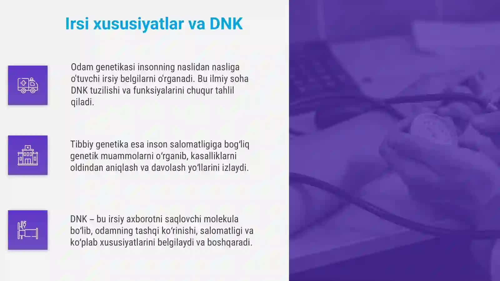 Odam genetikasi va tibbiy genetika 4