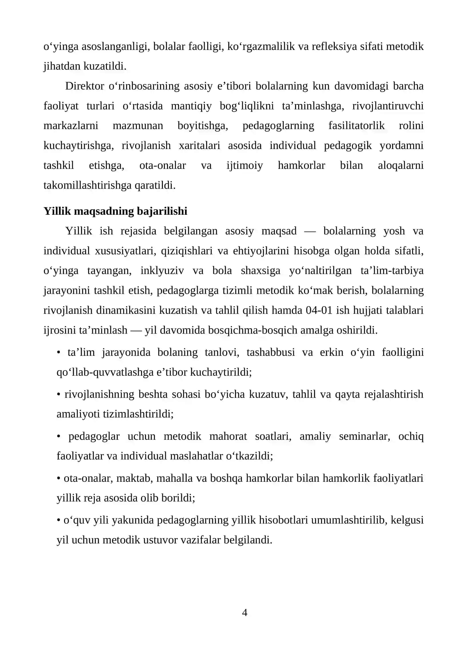 04-01 Yillik Ish Rejasi Ijrosi 4