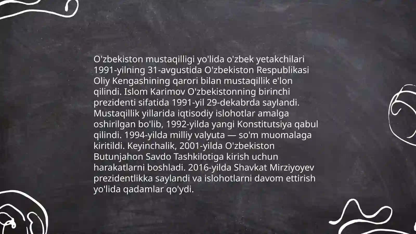 Mustaqillikka erishish arafasida O’zbekistonda ijtimoiy siyosiy jarayonlar 4