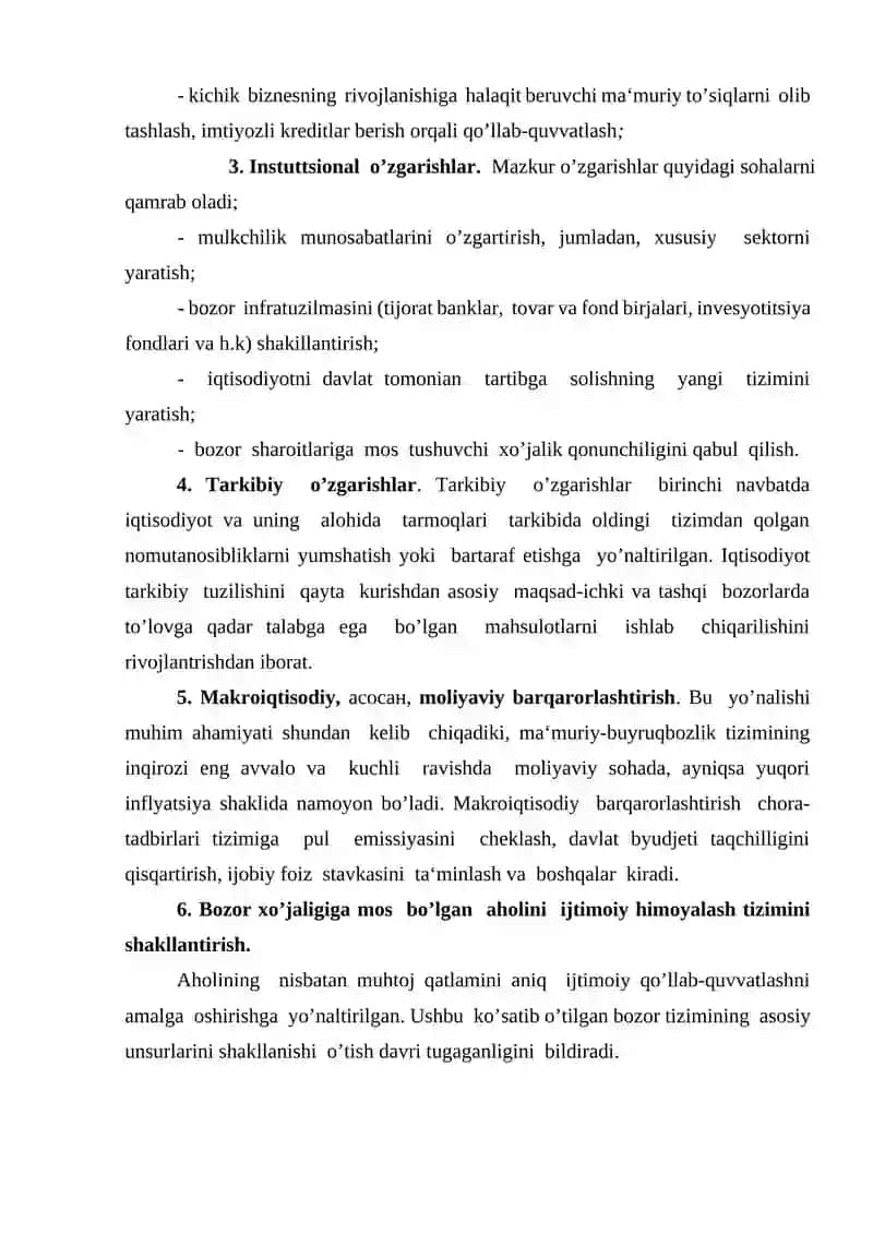 BOZOR SHAROITIDA IJTIMOIY SIYOSATNING TUTGAN O'RNI 4