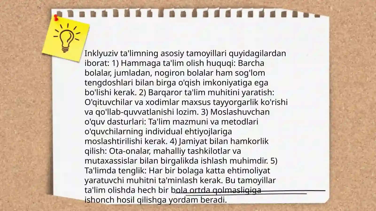 Inklyuziv ta'lim asoslari va rivojlanish tarixi 4