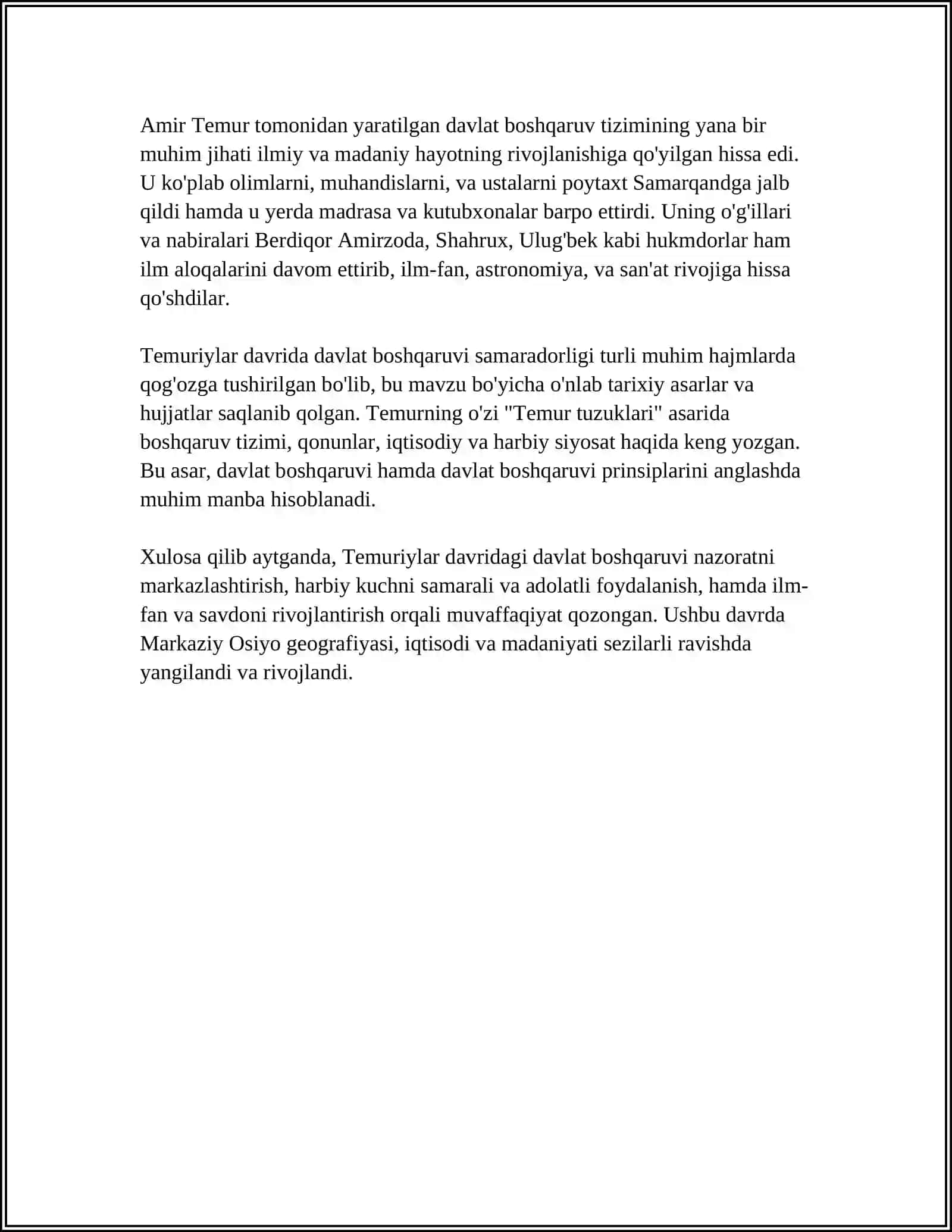 TEMURIYLAR TARIXI 4