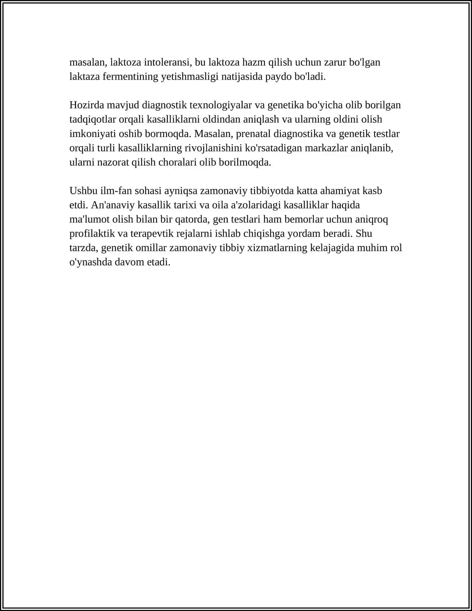 HOZIRGI KUNDA ENG KENG TARQALGAN BEPUSHTLIK SABABLARI.OLDINI OLISH 4