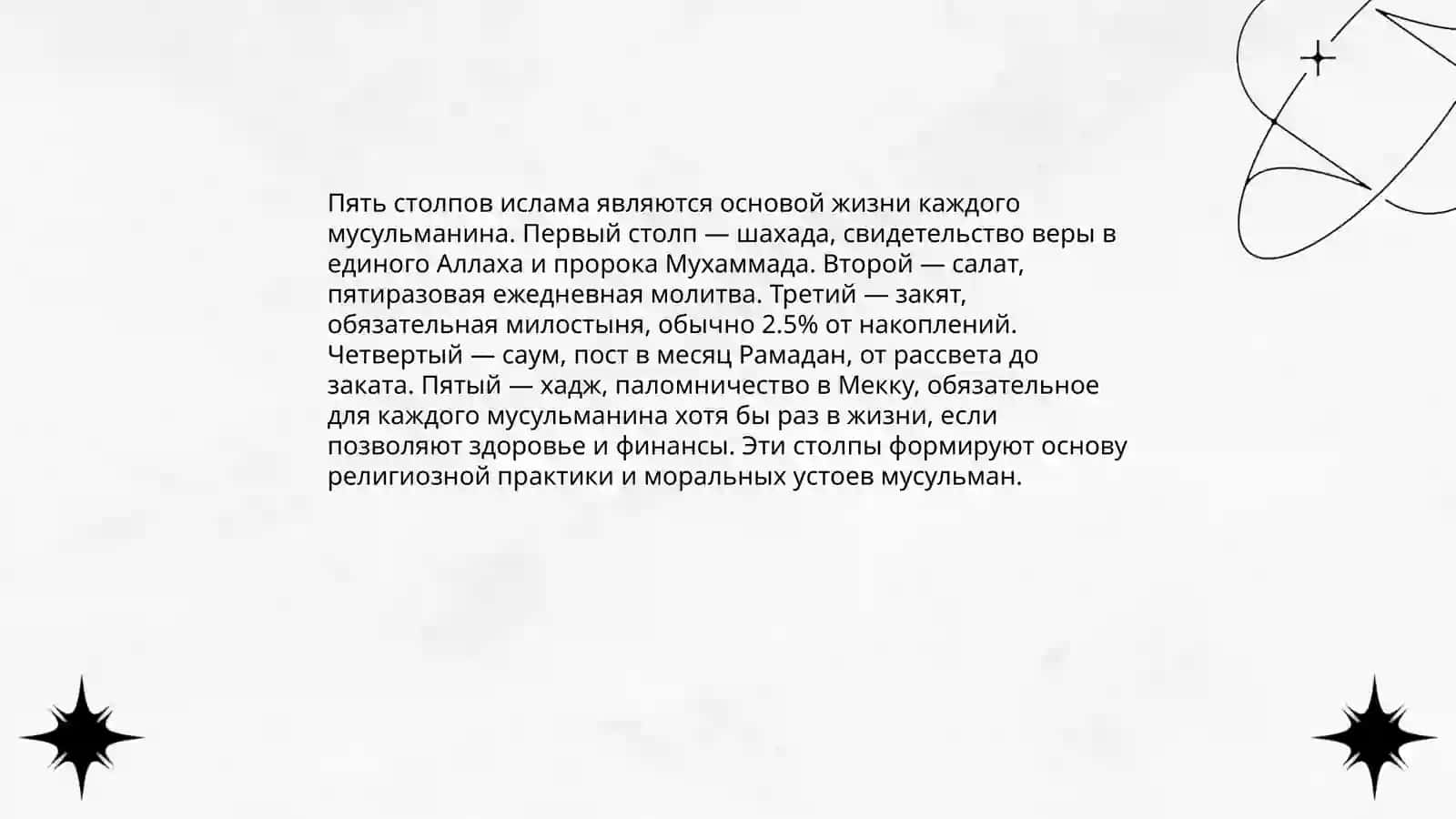 Основы вероучения Ислама 4