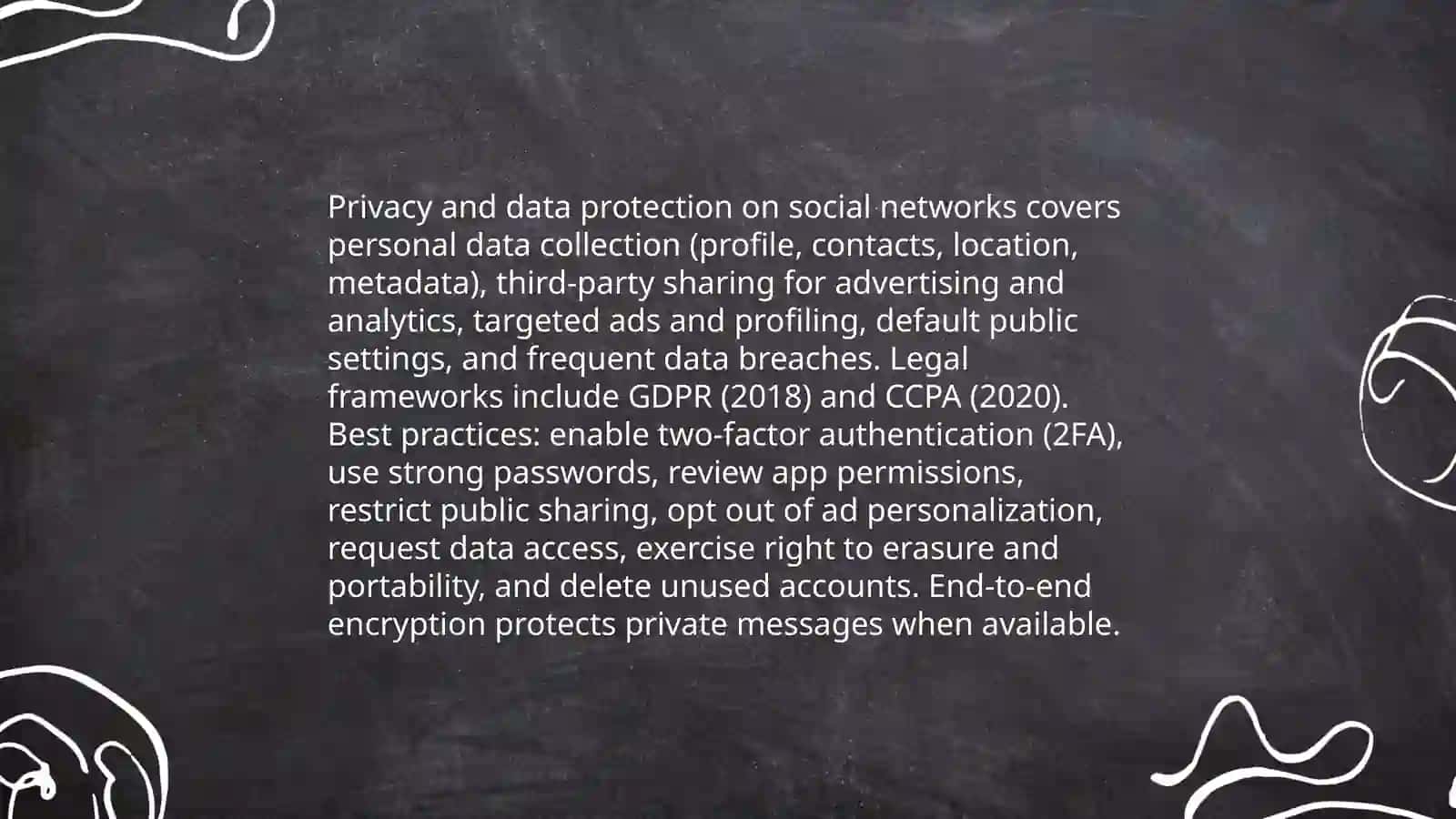 Social networks 4